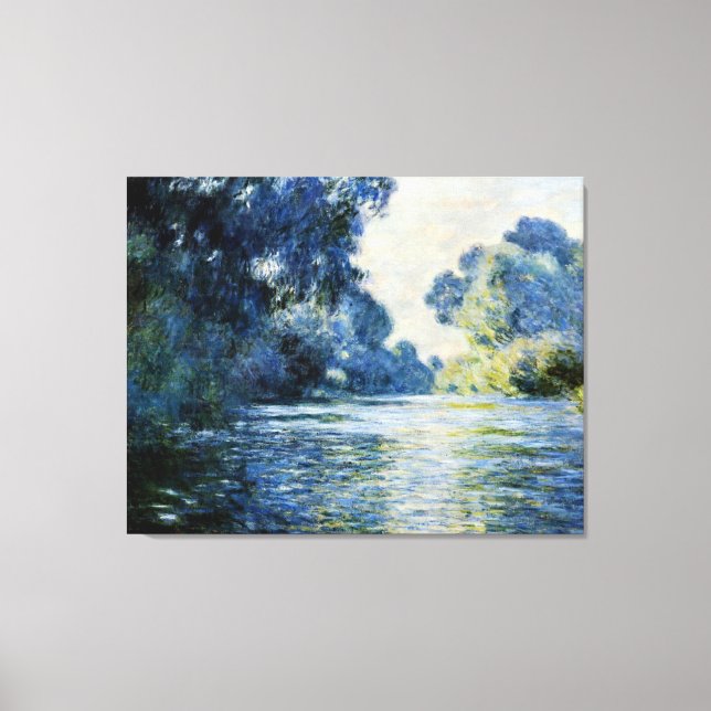 Lienzo Monet - Brazo del Sena en Giverney, (Anverso)
