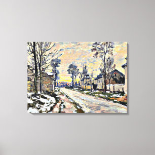 Lienzo Monet - Camino a Louveciennes, Impresionismo