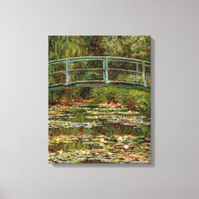 Lienzo Monet French Bridge Giverney (Anverso)
