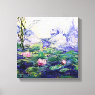 Lienzo Monet inspiró lirios de agua