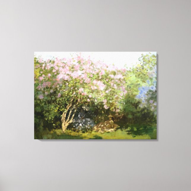 Lienzo Monet - Lilas al Sol (Anverso)