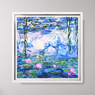 Lienzo Monet - Lilies de agua, 1919, rosa,
