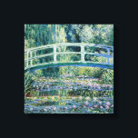 Lienzo Monet - Lilis de agua y puente japonés<br><div class="desc">Water Lilies and Japanese Bridge,  famoso cuadro de Claude Monet,  1899</div>