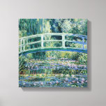 Lienzo Monet - Lilis de agua y puente japonés<br><div class="desc">Water Lilies and Japanese Bridge,  famoso cuadro de Claude Monet,  1899</div>