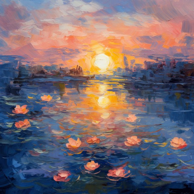 Lienzo Monet Masterpieces (Capturing Moments, One Brushstroke at a Time.)