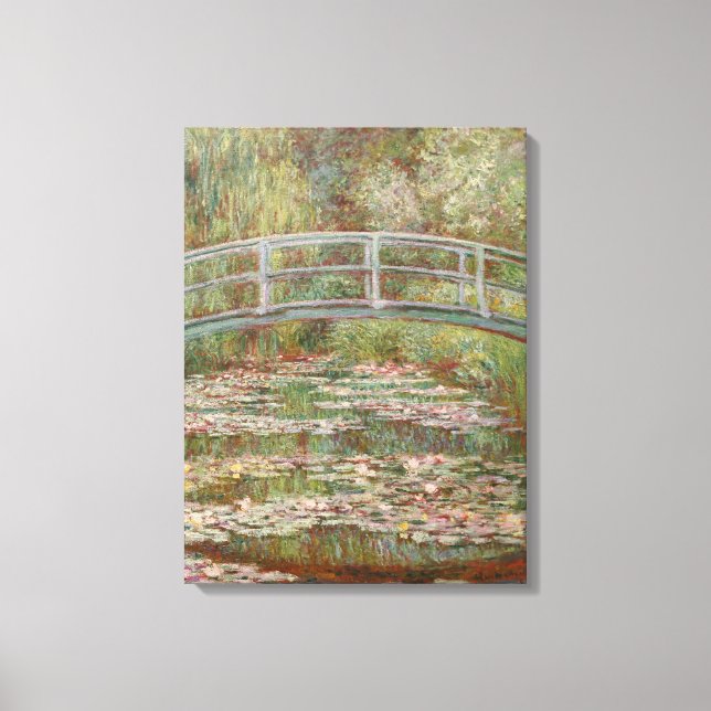 Lienzo Monet Puente Japonés Giverney (Anverso)