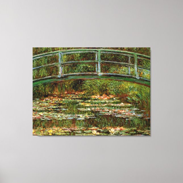 Lienzo Monet Puente Japonés Giverney (Anverso)