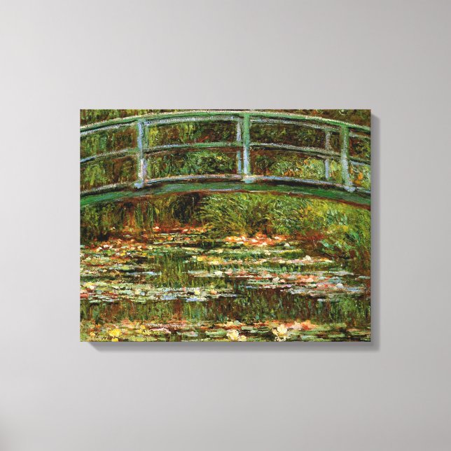 Lienzo Monet Puente Japonés Giverney (Anverso)