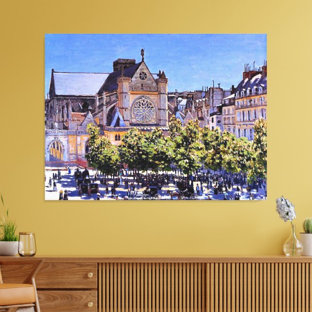 Lienzo Monet - Saint Germain l'Auxerrois (Insitu (Sala de estar))