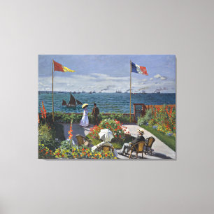 Lienzo Monet - Terraza en Sainte Adresse