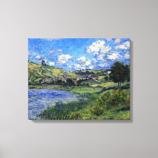 Lienzo Monet - Vetheuil, Paisaje (Anverso)