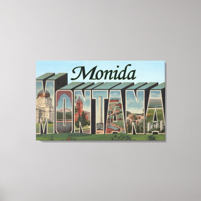 Lienzo Monida, Montana (Anverso)