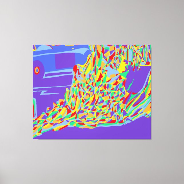 Lienzo Monje en llamas (Anverso)