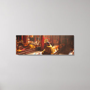 Lienzo Monje tibetano