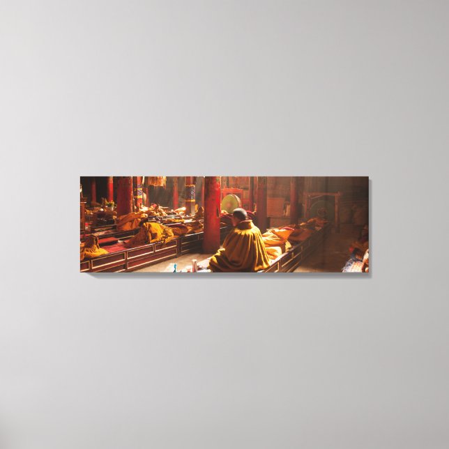 Lienzo Monje tibetano (Anverso)