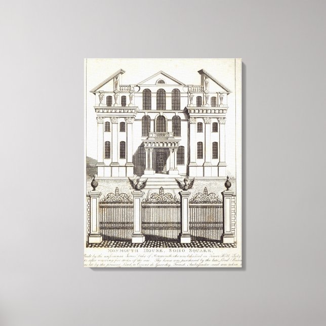 Lienzo Monmouth House, Soho Square (Anverso)