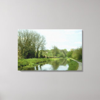 Lienzo Monmouthshire y Brecon Canal (años 80)