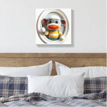 Mono alegre de Wonder Wall Art