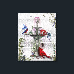 Lienzo Mono de escarlata<br><div class="desc">Animales y Naturaleza</div>