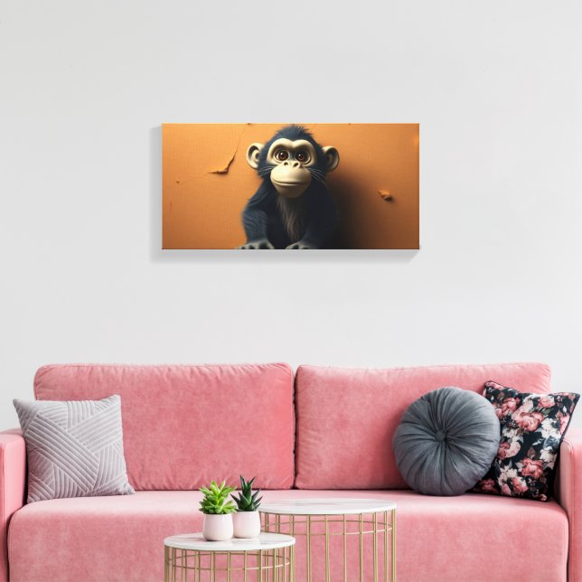 Lienzo Mono negro (Insitu (Sala de estar))