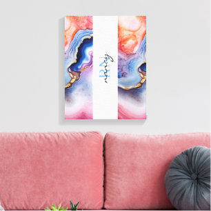 Lienzo Monograma personalizado