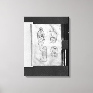 Lienzo Monos, del álbum de Vallardi