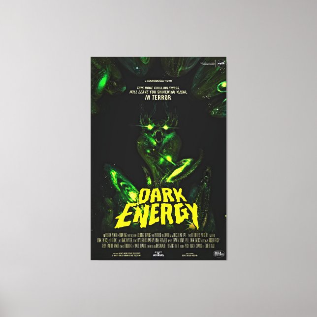 Lienzo Monstruo de Alienígenas verdes (Anverso)