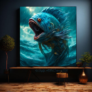 Lienzo Monstruo marino