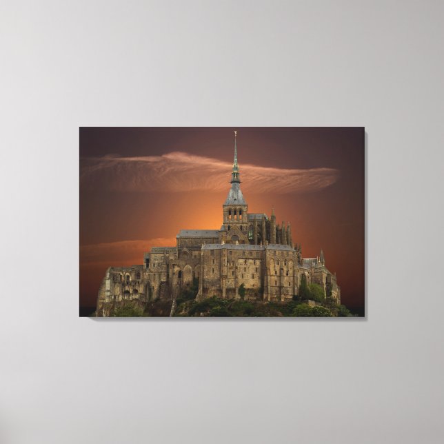 Lienzo Mont-Saint-Michel (Anverso)
