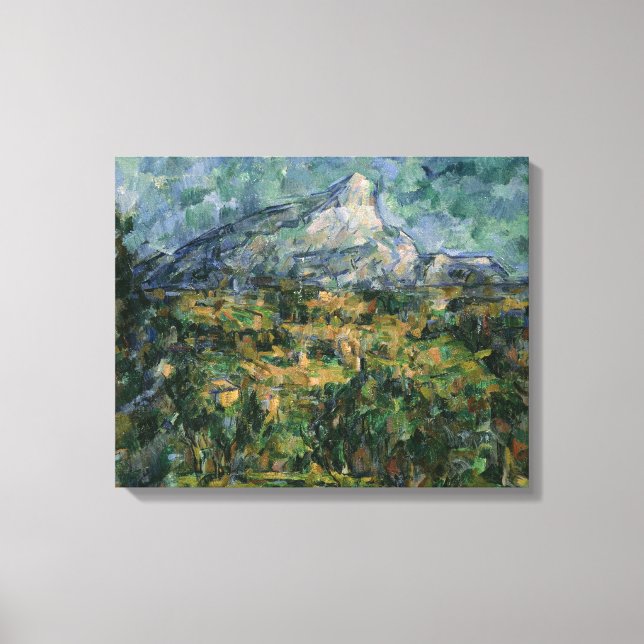 Lienzo Mont Sainte-Victoire, 1904-05 (Anverso)
