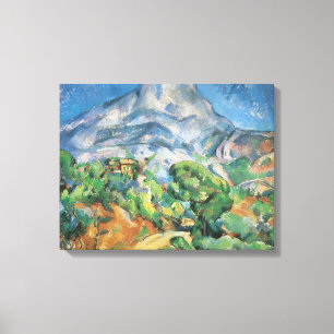 Lienzo Mont Sainte Victoire sobre Tholonet, Paul Cezanne