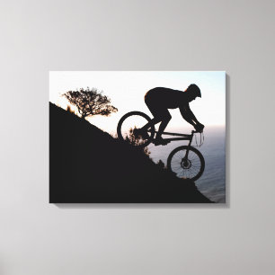 Lienzo Montaña Bike Rider. Cabeza de leones, Ciudad del C