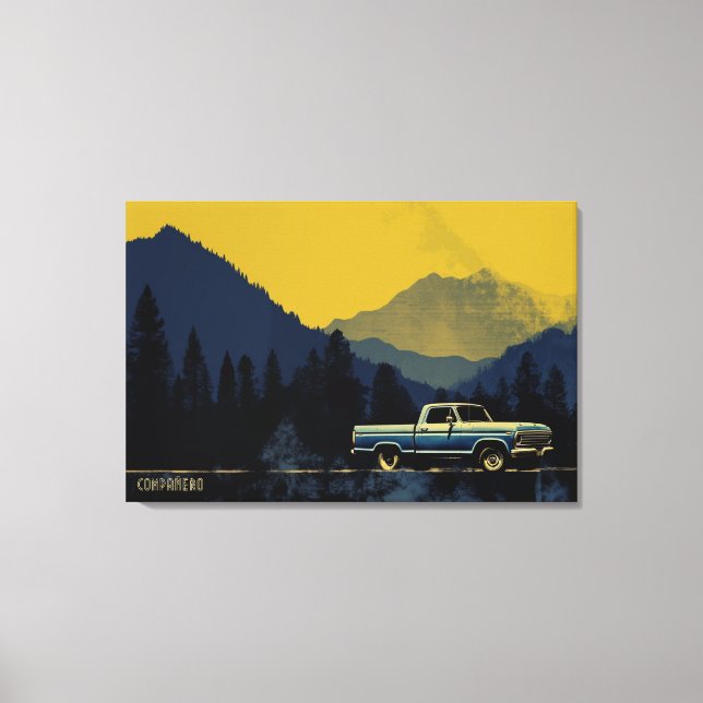 Lienzo Montaña Mística: Un viaje trascendental (Anverso)