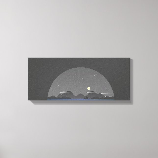 Lienzo Montaña | Zazzle_Growshop. (Anverso)