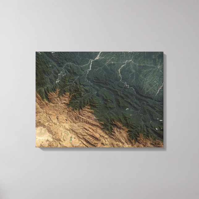 Lienzo Montañas Andes (Anverso)