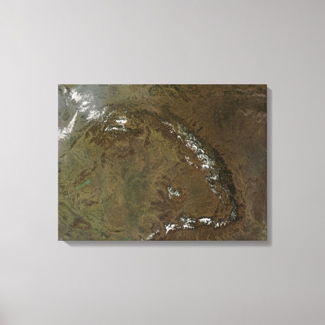 Lienzo Montañas Cárpatas (Anverso)