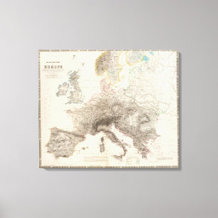 Lienzo Montañas de Europa