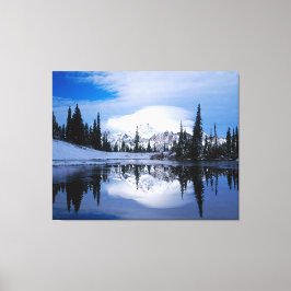 Lienzo Montañas de invierno