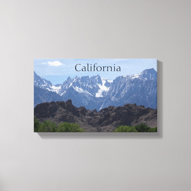 Lienzo montañas de Lone Pine (Anverso)