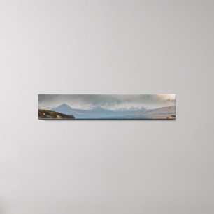 Lienzo Montañas detrás del lago Tekapo