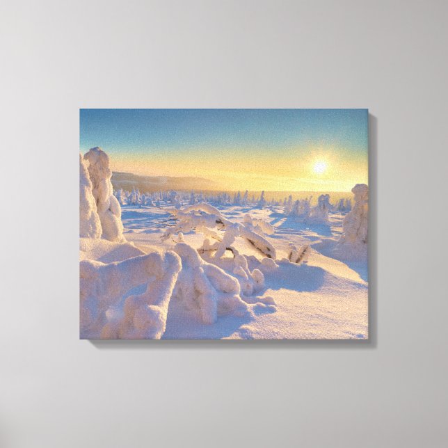 Lienzo Montañas Karkonosze, Parque Nacional (Anverso)