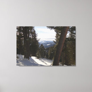Lienzo Montañas Madison en invierno en Montana