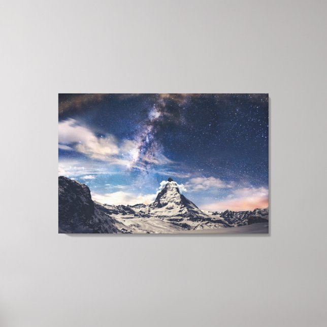 Lienzo Montañas | Matterhorn Zermatt Suiza (Anverso)