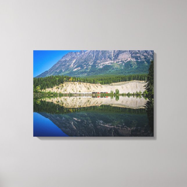 Lienzo Montañas Reflexiones (Anverso)