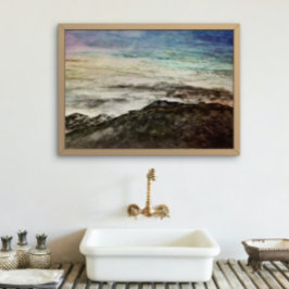 Lienzo Montañas Rocosas Cadenas Aurora Paisaje