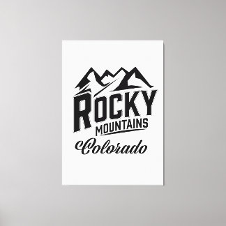 Lienzo Montañas Rocosas Colorado