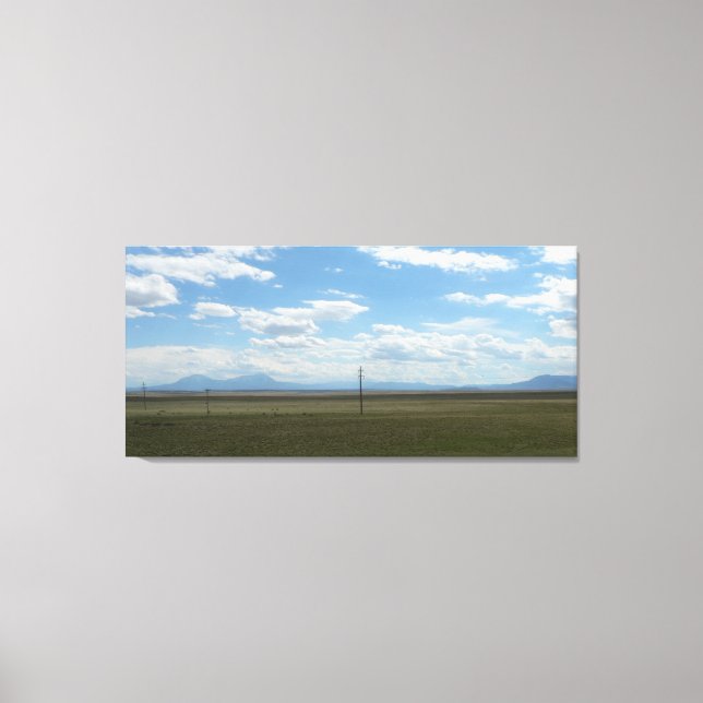 Lienzo Montañas Rocosas, Colorado (Anverso)