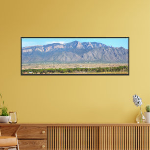 Lienzo Montañas Sandia Bernalillo, Nuevo México