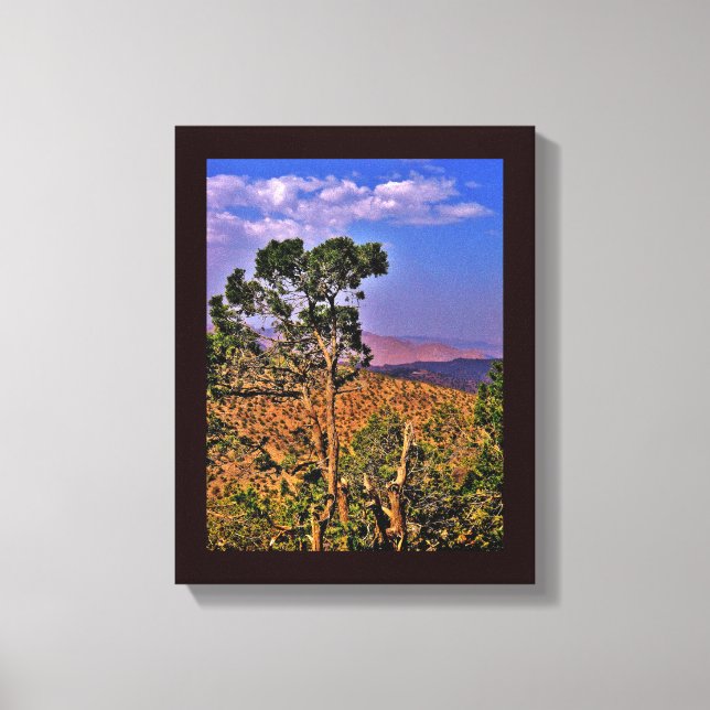 Lienzo Montañas Shafa (Anverso)