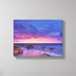 Lienzo Montañas y Lago de la Naturaleza Fotografía